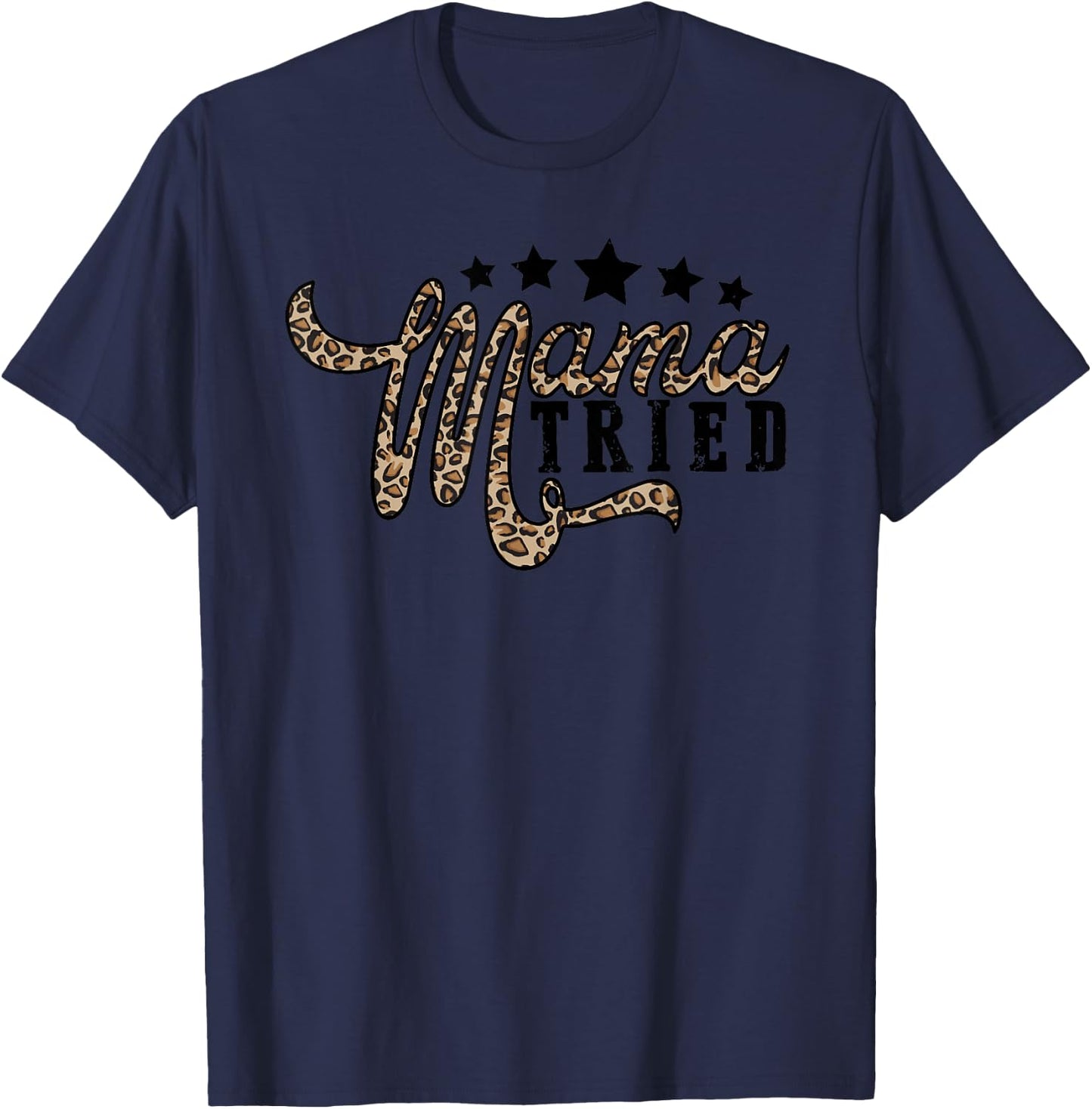 VINTAGE Mama Tried Country Outlaw Music T-Shirt - T-Shirt | Navy