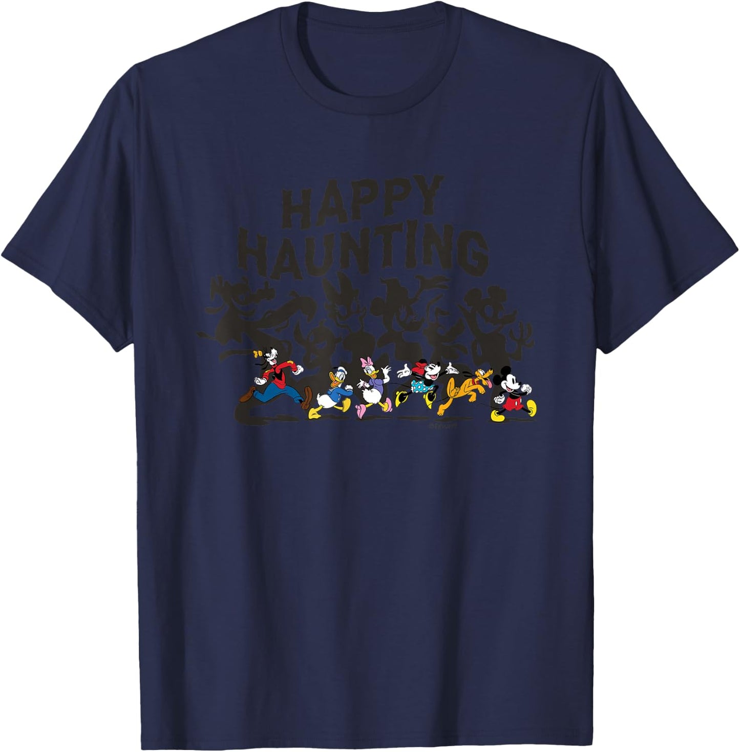 Halloween Mickey and Friends - Happy Haunting T-Shirt - T-Shirt | Navy