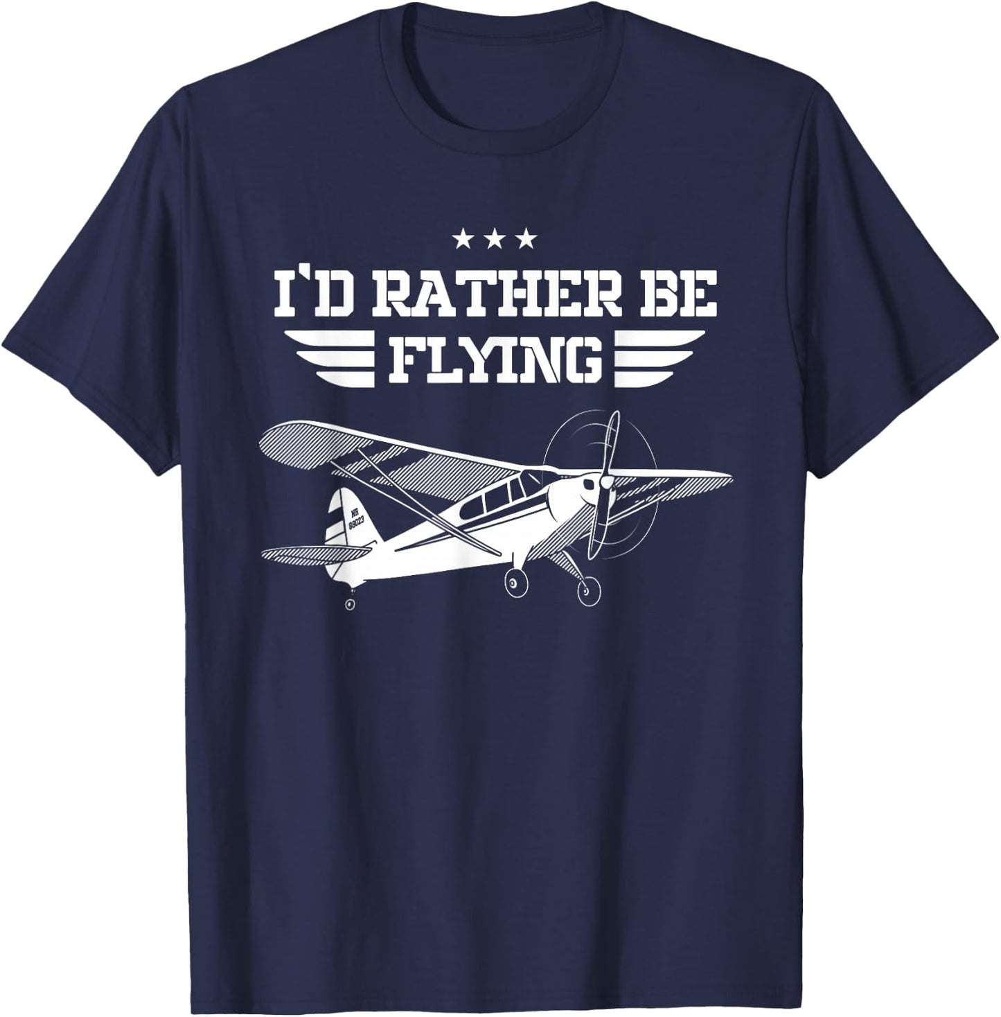 I'd Rather Be Flying RC Model Pilot Aviation Gifts RC Tarpaulin T-Shirt - T-Shirt | Navy