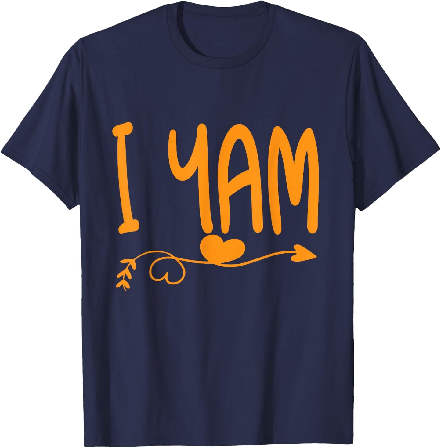 She's My Sweet Potato I yam Set Couples Thanksgiving T-Shirt - T-Shirt | Navy