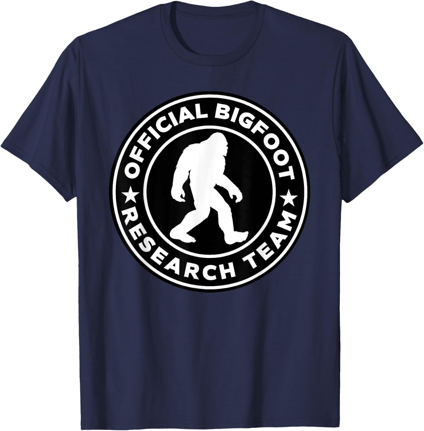 Miftees Halloween Official Bigfoot Research Team T-Shirt - T-Shirt | Navy