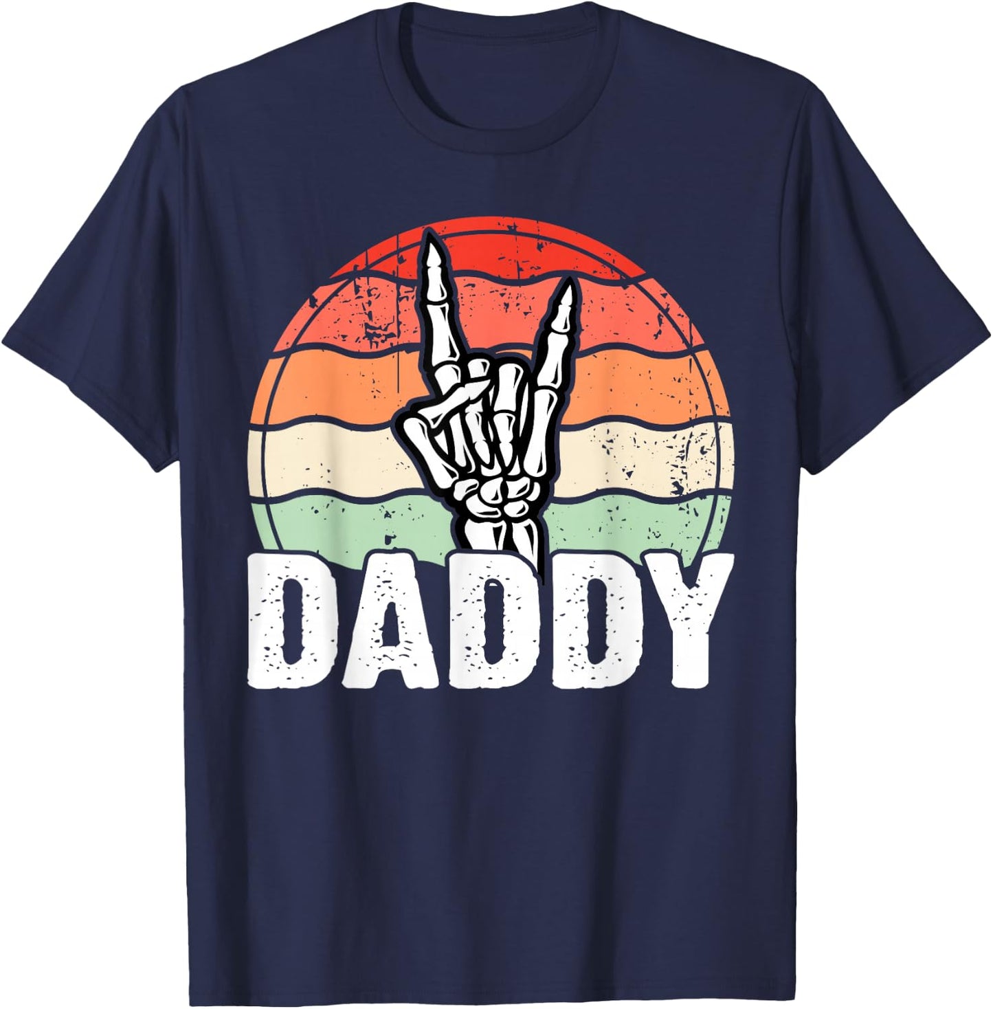 Daddy Of The Bad Two the Bone Birthday 2 Years Old Birthday T-Shirt - T-Shirt | Navy