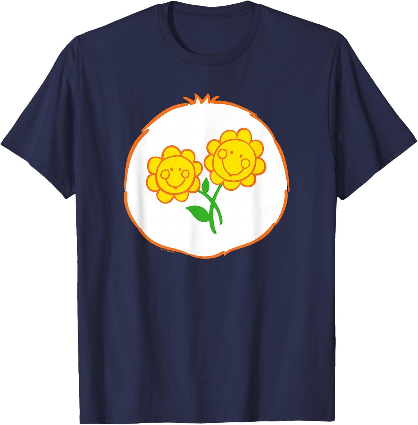 Care Bears Halloween Friend Bear Floral Badge Costume T-Shirt - T-Shirt | Navy