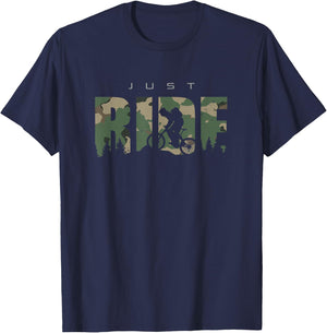 MTB Mountain Bike Apparel - MTB Mountain Bike T-Shirt - T-Shirt | Navy
