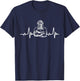 Heartbeat welding heartbeat welder welder motif T-Shirt - T-Shirt | Navy