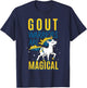 Gout Warrior Awareness Ribbon Warrior Arthritis Podagra T-Shirt - T-Shirt | Navy