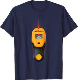 Found The Stud Wall scanner Funny Dad Stud Finder Tools T-Shirt - T-Shirt | Navy