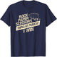 Rock Paper Scissors Throat Punch I Win T-Shirt - T-Shirt | Navy