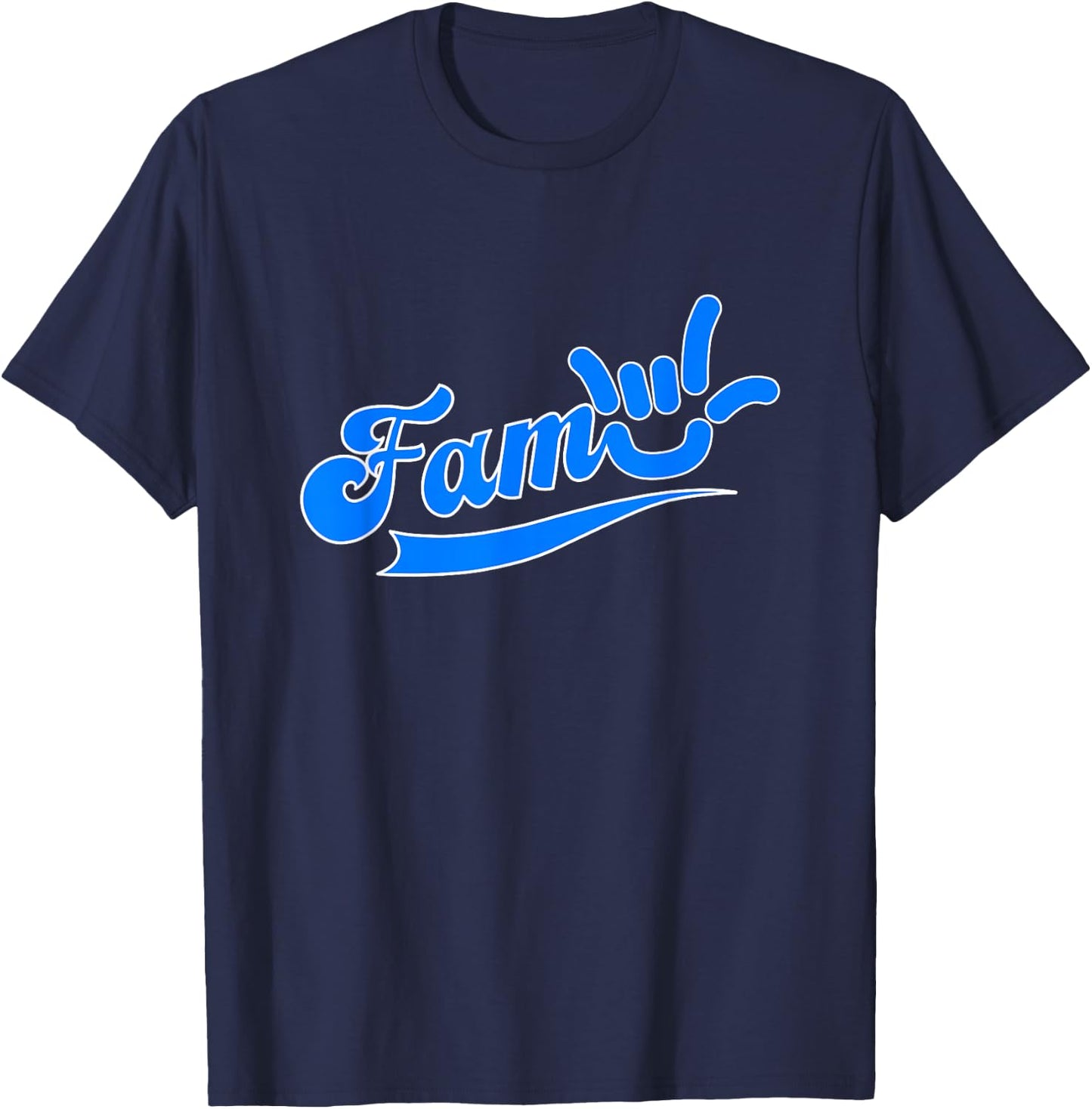 FamILY - I Love You ASL ILY T-Shirt - T-Shirt | Navy