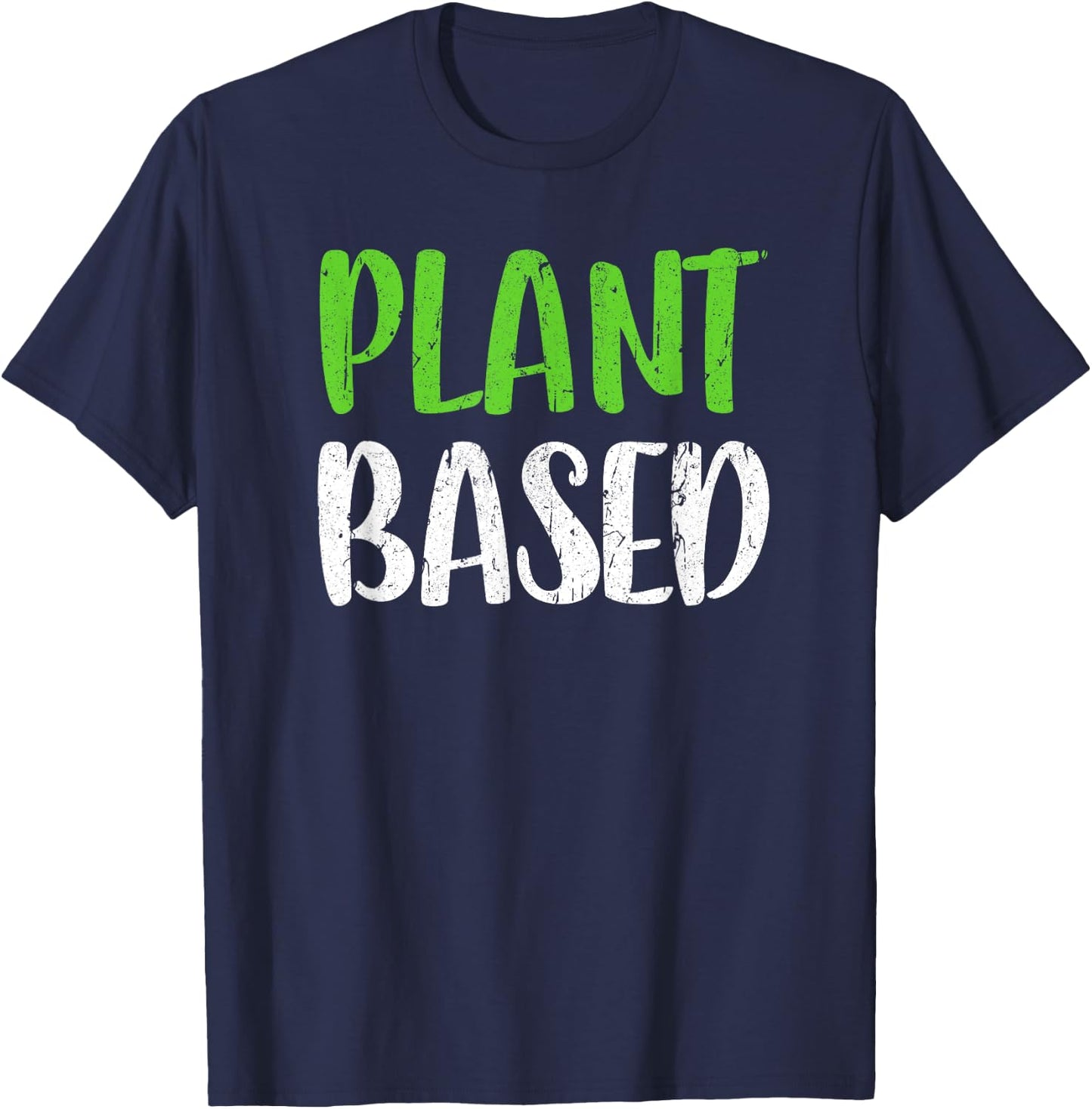 Plant Based Vegetarian Shirt T-Shirt - T-Shirt | Navy