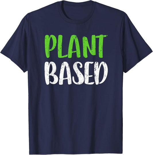 Plant Based Vegetarian Shirt T-Shirt - T-Shirt | Navy
