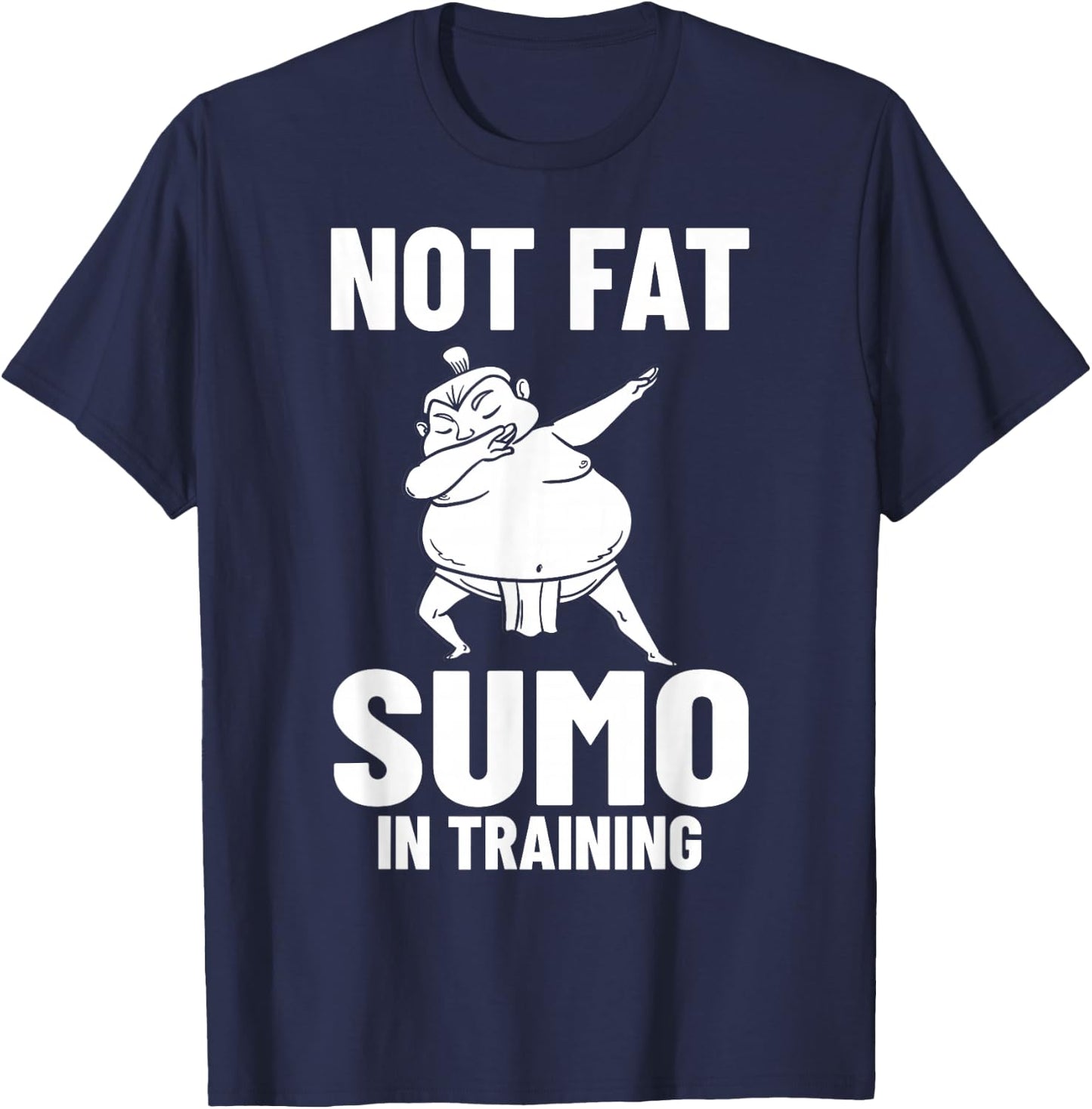 Sumo Wrestling Japanese Wrestler Sport Mawashi T-Shirt - T-Shirt | Navy