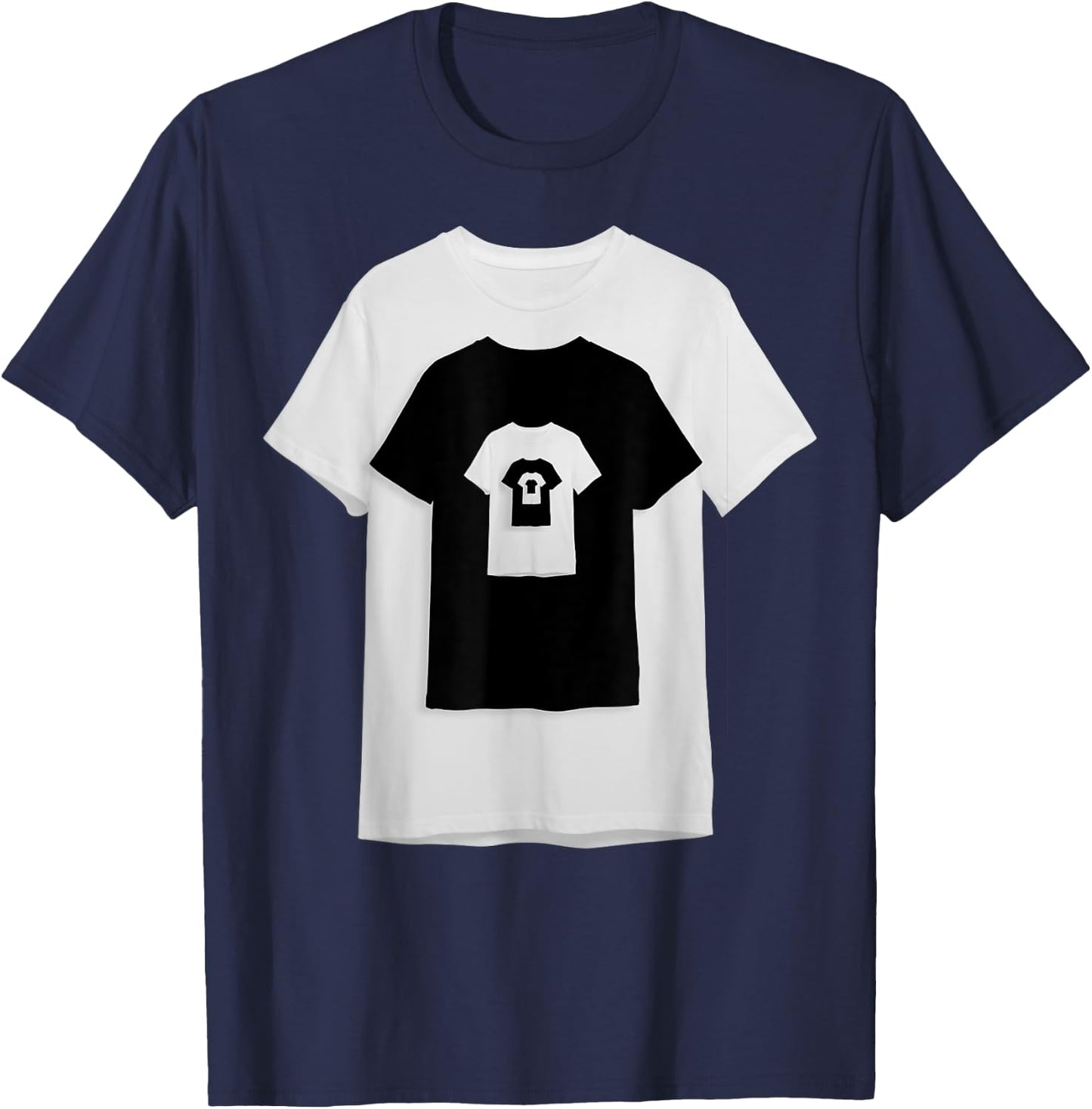Shirt On A Shirt On A Shirt On A Shirt T-Shirt - T-Shirt | Navy
