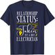 I Love My Electrician Wife Girlfriend T-Shirt - T-Shirt | Navy