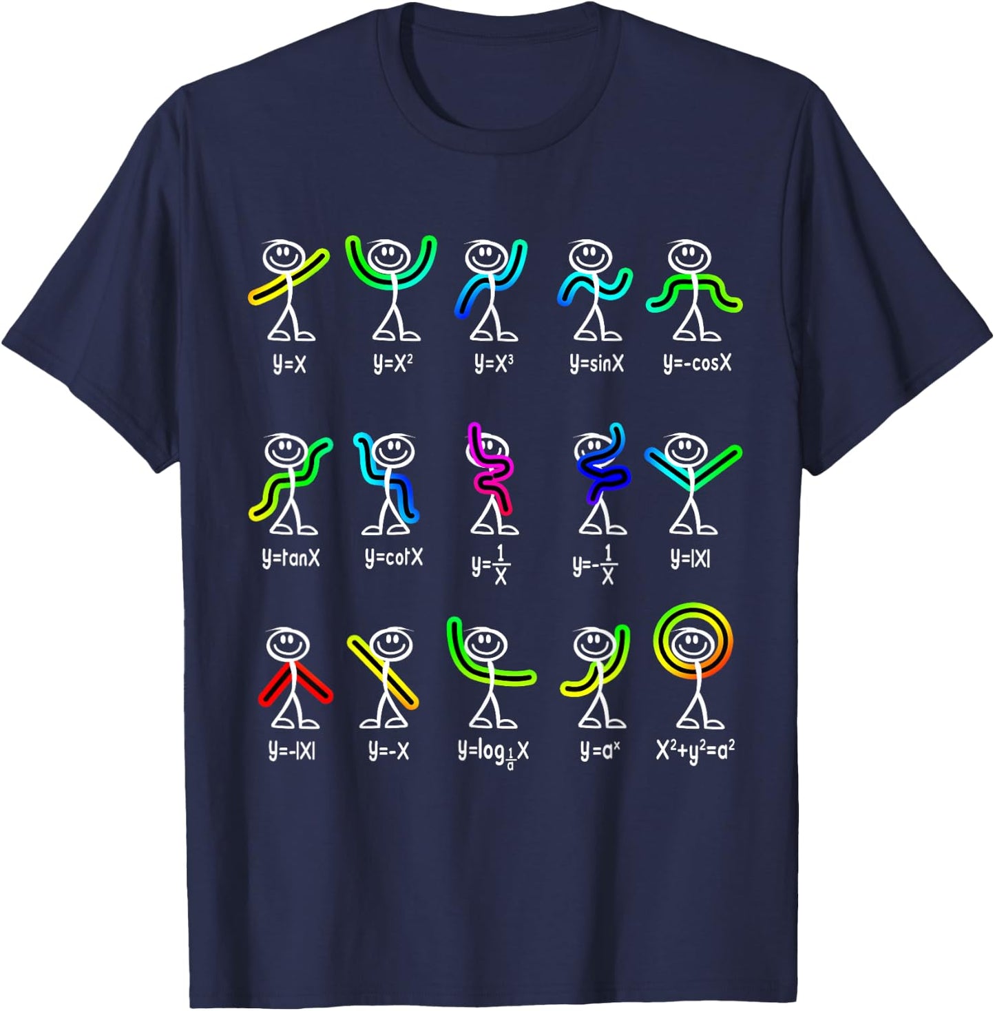 Funny Algebra Dance Function Math Teacher Geek Gift Small T-Shirt - T-Shirt | Navy