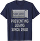 Caps Lock: Preventing Logins Since 1980 | Developer Shirt T-Shirt - T-Shirt | Navy