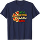 Life With Pizza Italian Food Chef Pizza Maker T-Shirt - T-Shirt | Navy