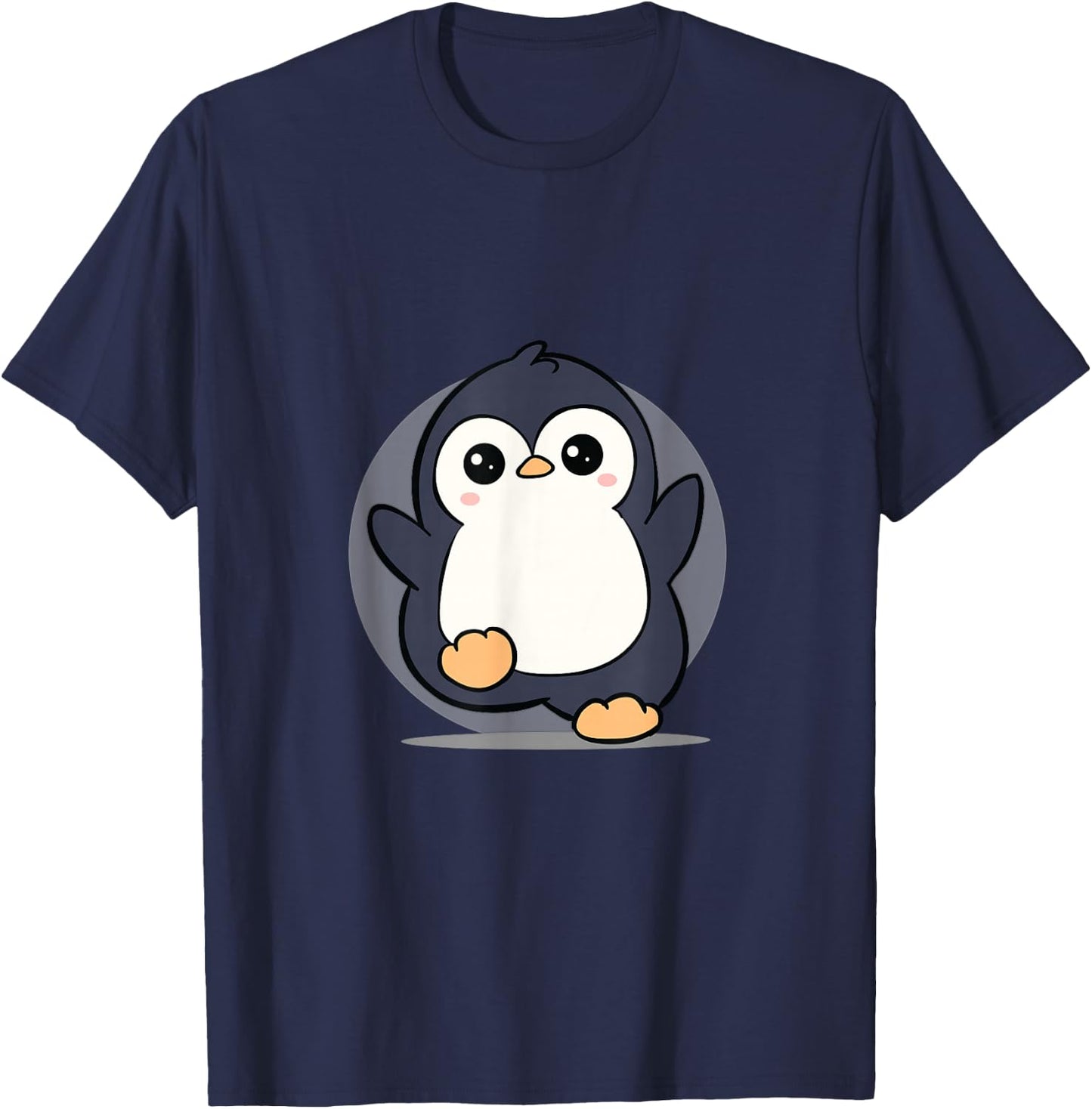 Chibi Penguin Zookeeper kawaii Animal Anime Lover T-Shirt - T-Shirt | Navy
