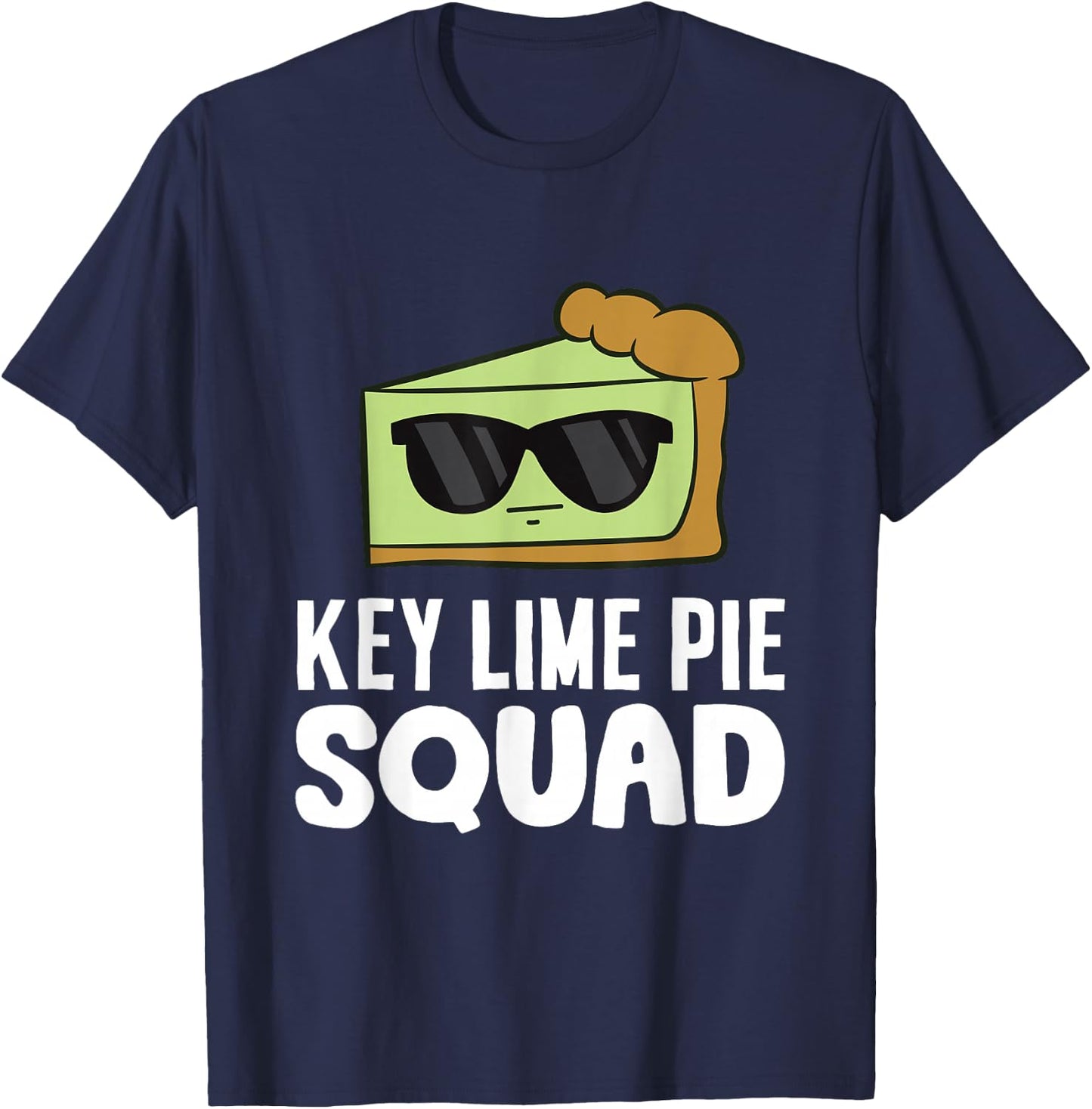 Key Lime Pie Squad Funny Key Lime Pie T-Shirt - T-Shirt | Navy