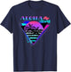 Aloha Hawaii Island Palm Beach Men Women T-Shirt - T-Shirt | Navy