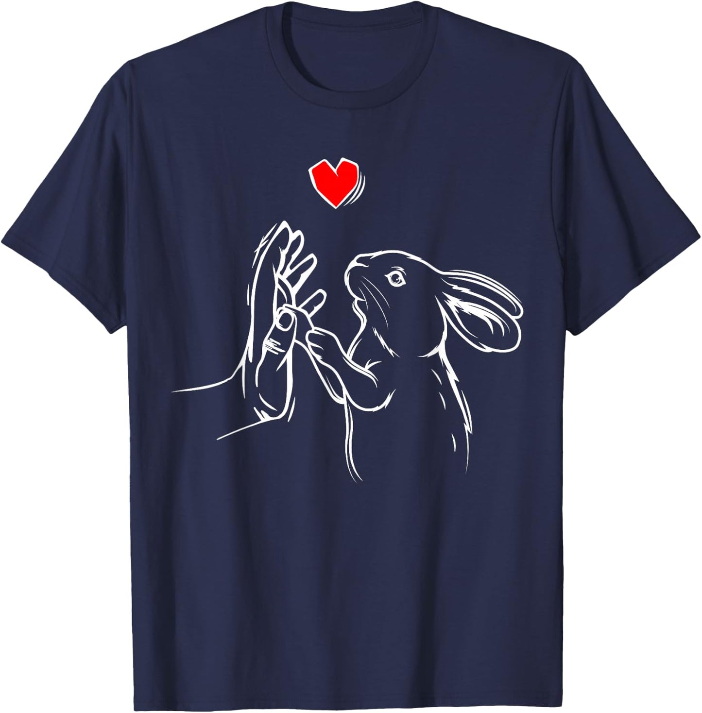 Rabbit Love Rabbit T-Shirt - T-Shirt | Navy
