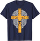Lion Cross God Jesus Religious Christian Men Women Kids T-Shirt - T-Shirt | Navy