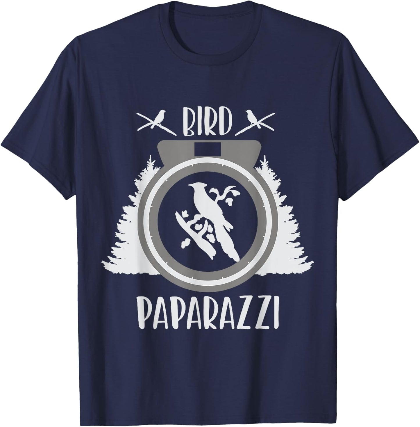 Bird Photographer Bird Paparazzi funny Bird Photography T-Shirt - T-Shirt | Navy