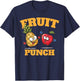 Funny Pineapple Apple Boxing Juice Tropical Fruit Punch T-Shirt - T-Shirt | Navy
