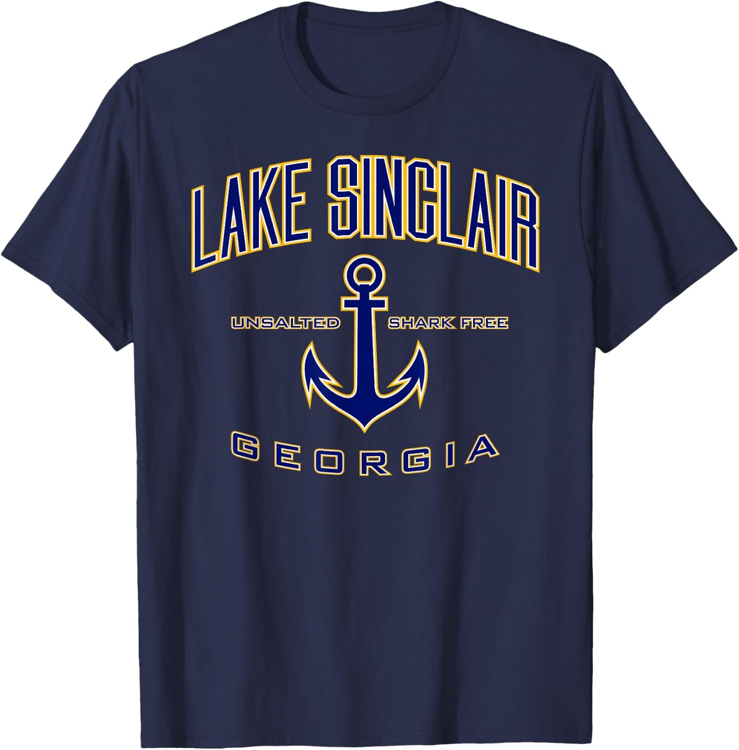 Lake Sinclair Shirt , Men, Girls & Boys T-Shirt - T-Shirt | Navy
