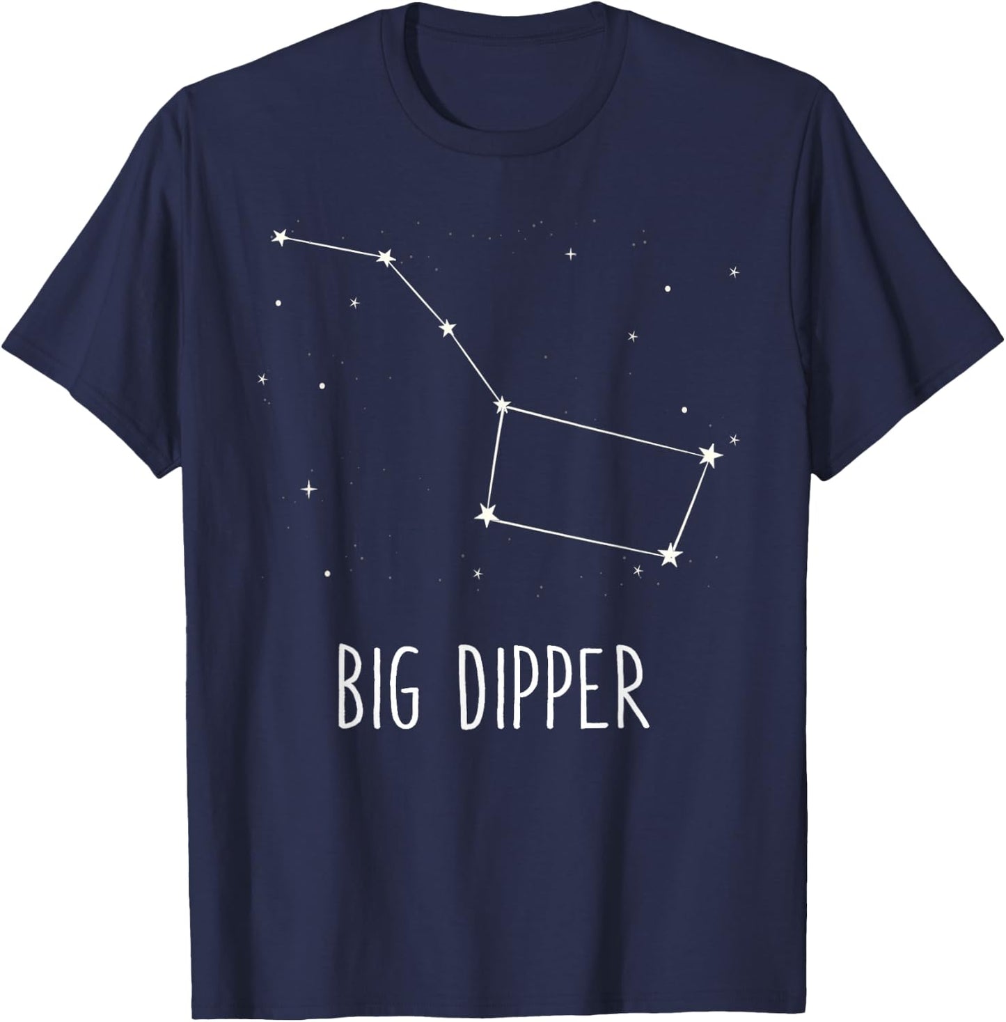 Big Dipper Constellation Cute Space Stargazing Gift T-Shirt - T-Shirt | Navy