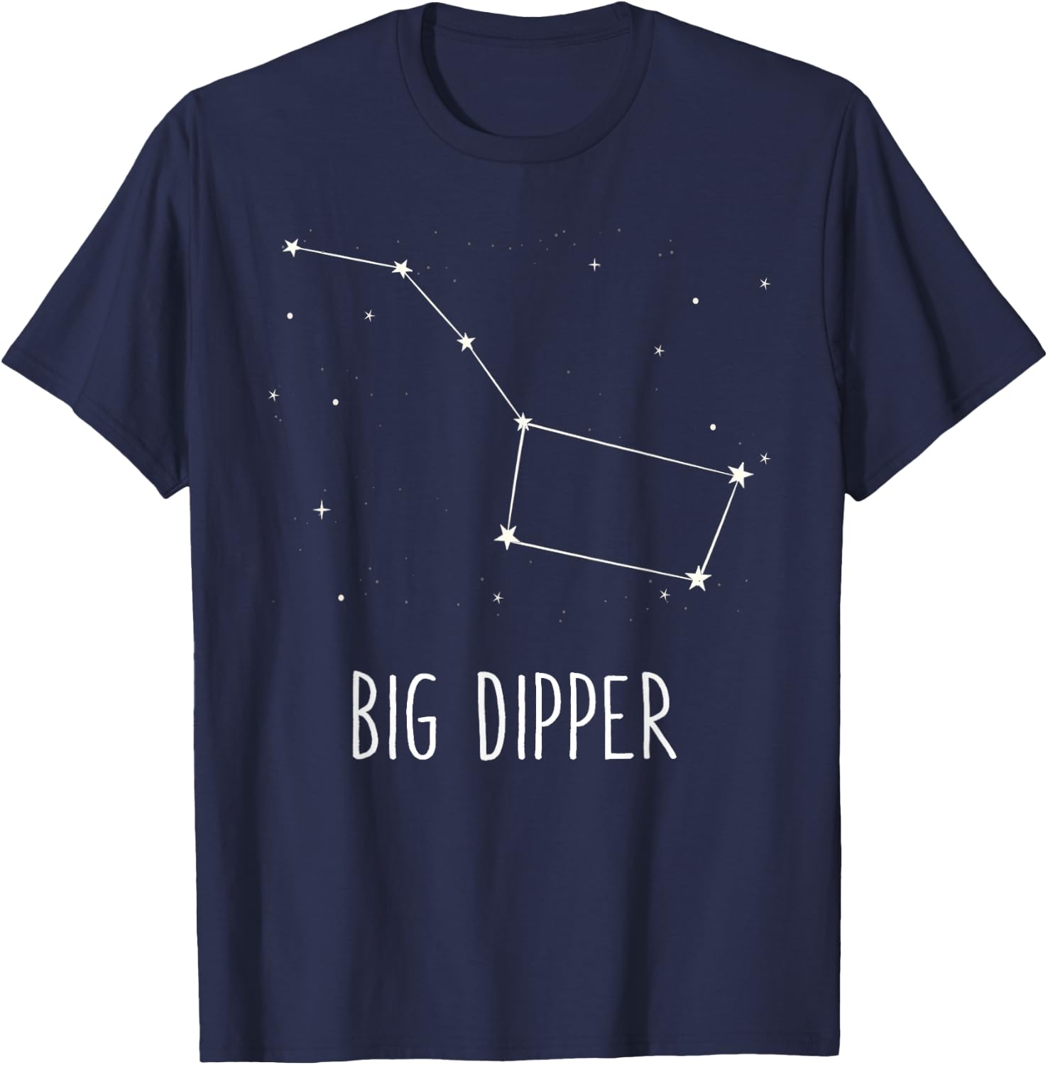 Big Dipper Constellation Cute Space Stargazing Gift T-Shirt - T-Shirt | Navy