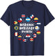 Hispanic Heritage Month Shirt All Countries Flag Inspiration T-Shirt - T-Shirt | Navy