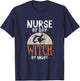 Nurse By Day Witch By Night Halloween Party Outfit T-Shirt - T-Shirt | Navy