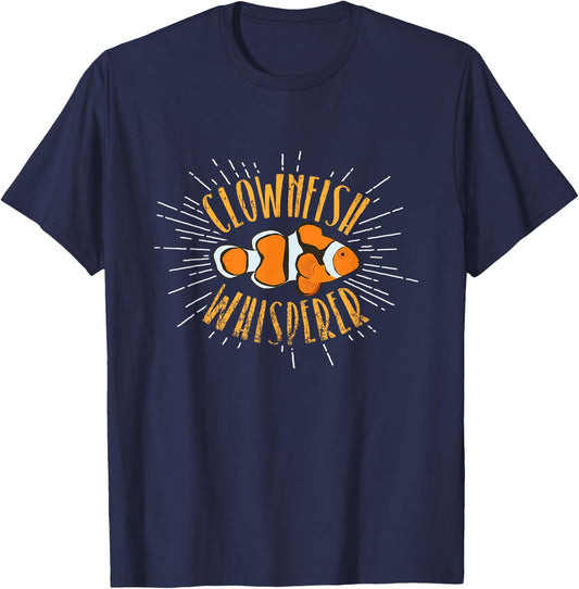 ClownFish Whisperer Funny Fish T-Shirt - T-Shirt | Navy