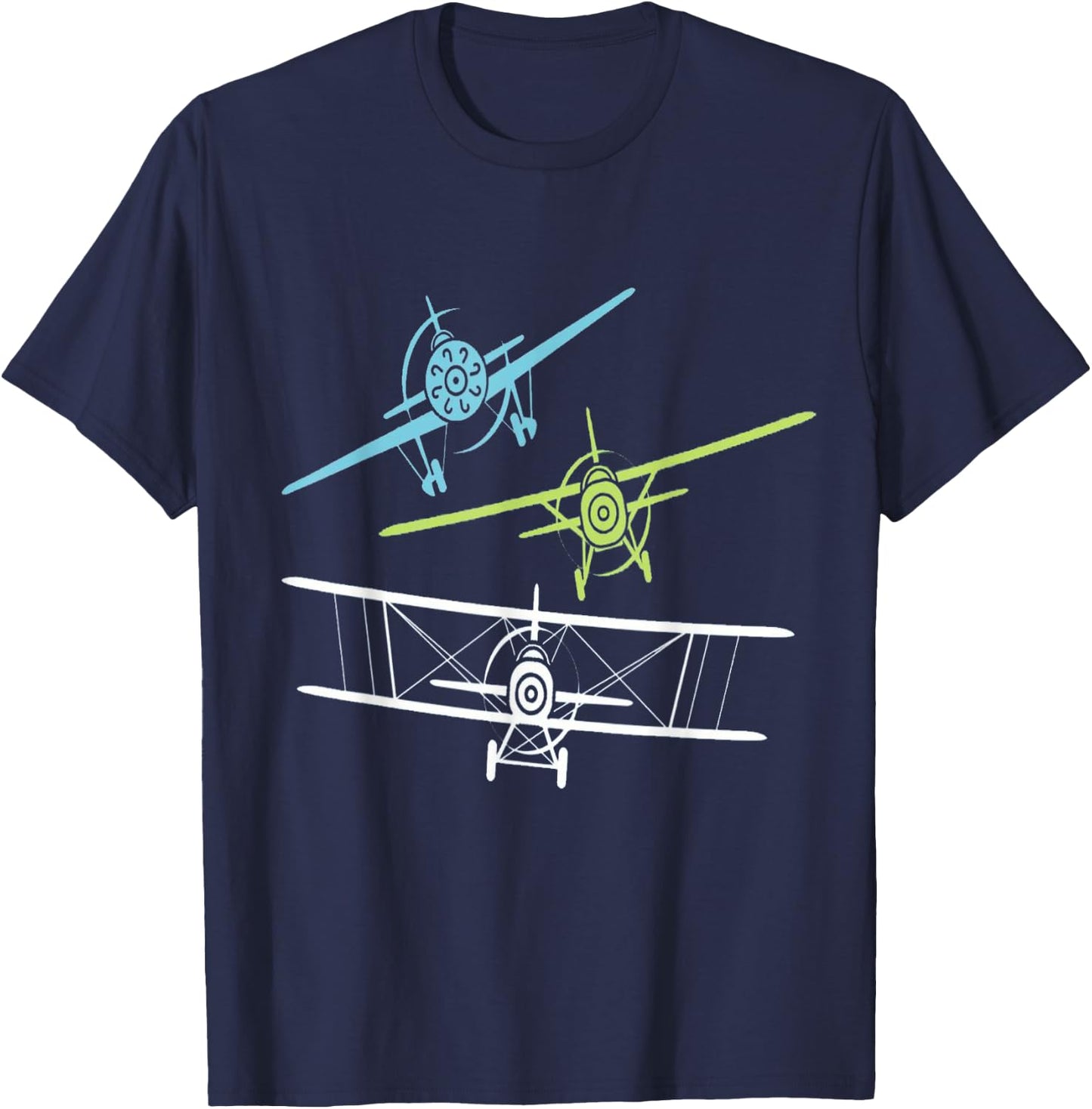 Airplane shirt, pilot shirt, pilot aviation, kids pilot T-Shirt - T-Shirt | Navy