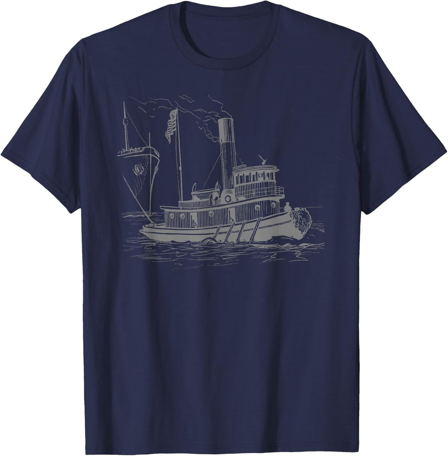 Tugboat Boat Captain T-Shirt - T-Shirt | Navy