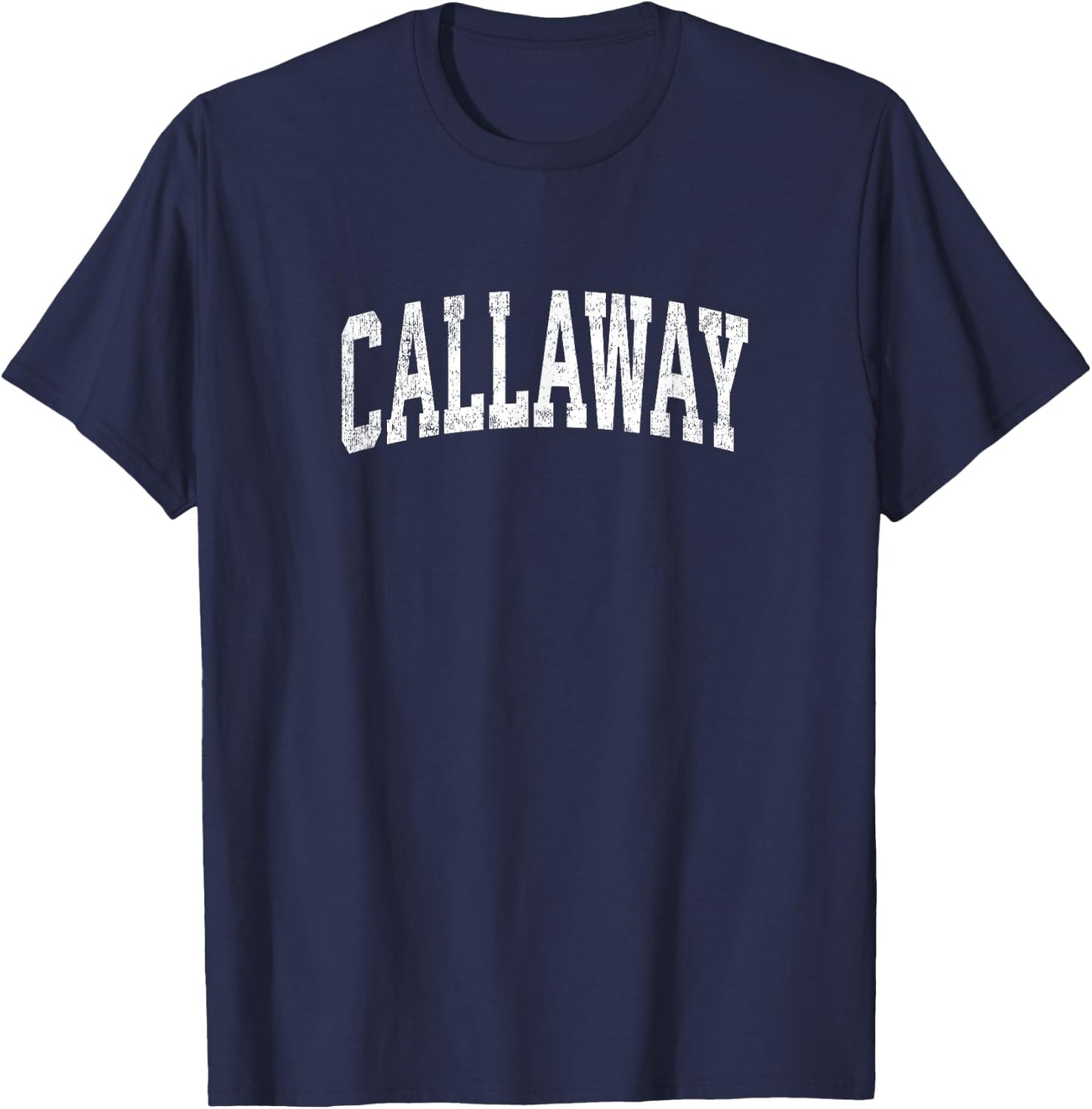 Callaway Florida FL Vintage Athletic Sports Design T-Shirt - T-Shirt | Navy