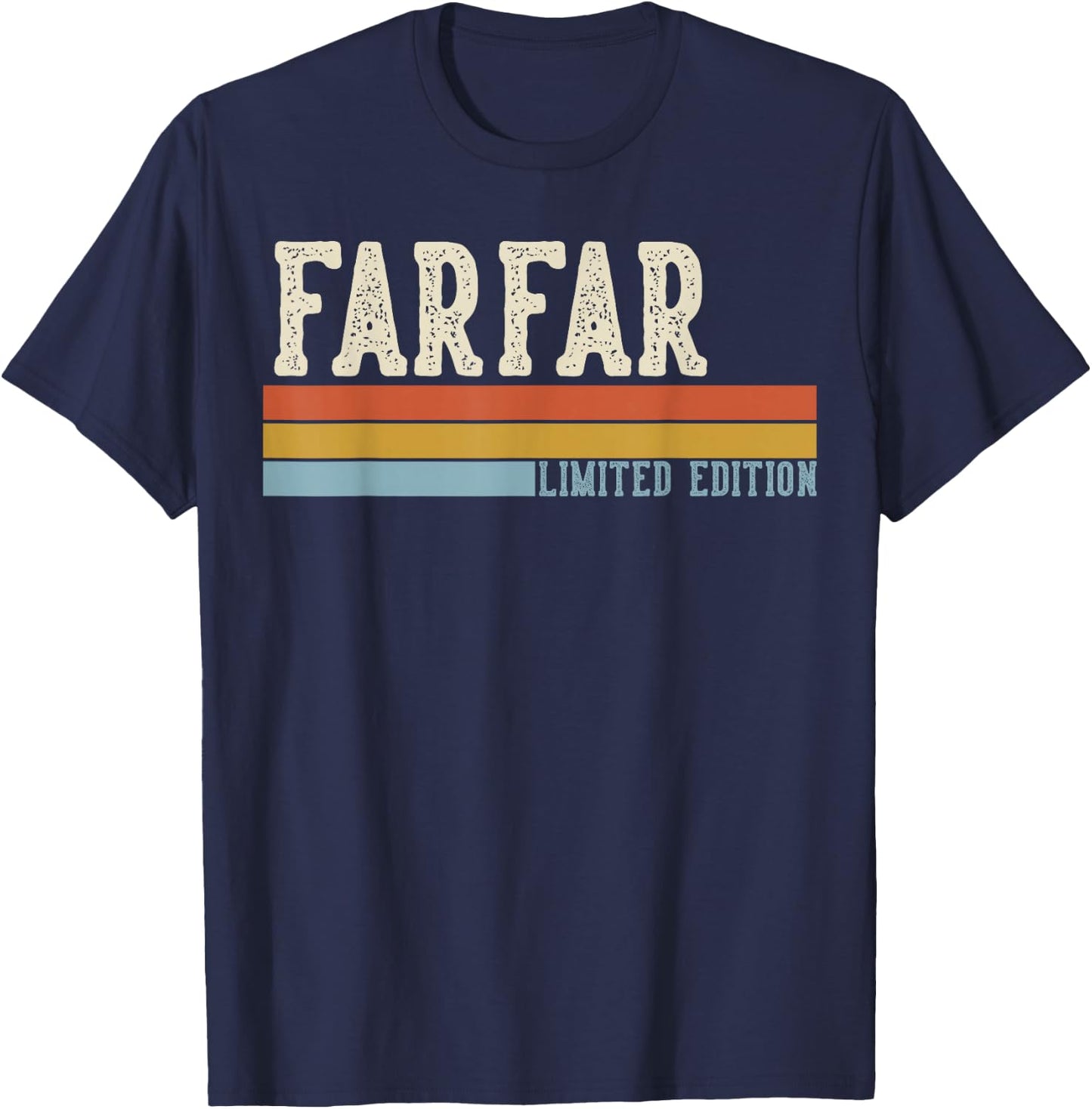 FARFAR Vintage Grandpa Retro Fathers Day T-Shirt - T-Shirt | Navy