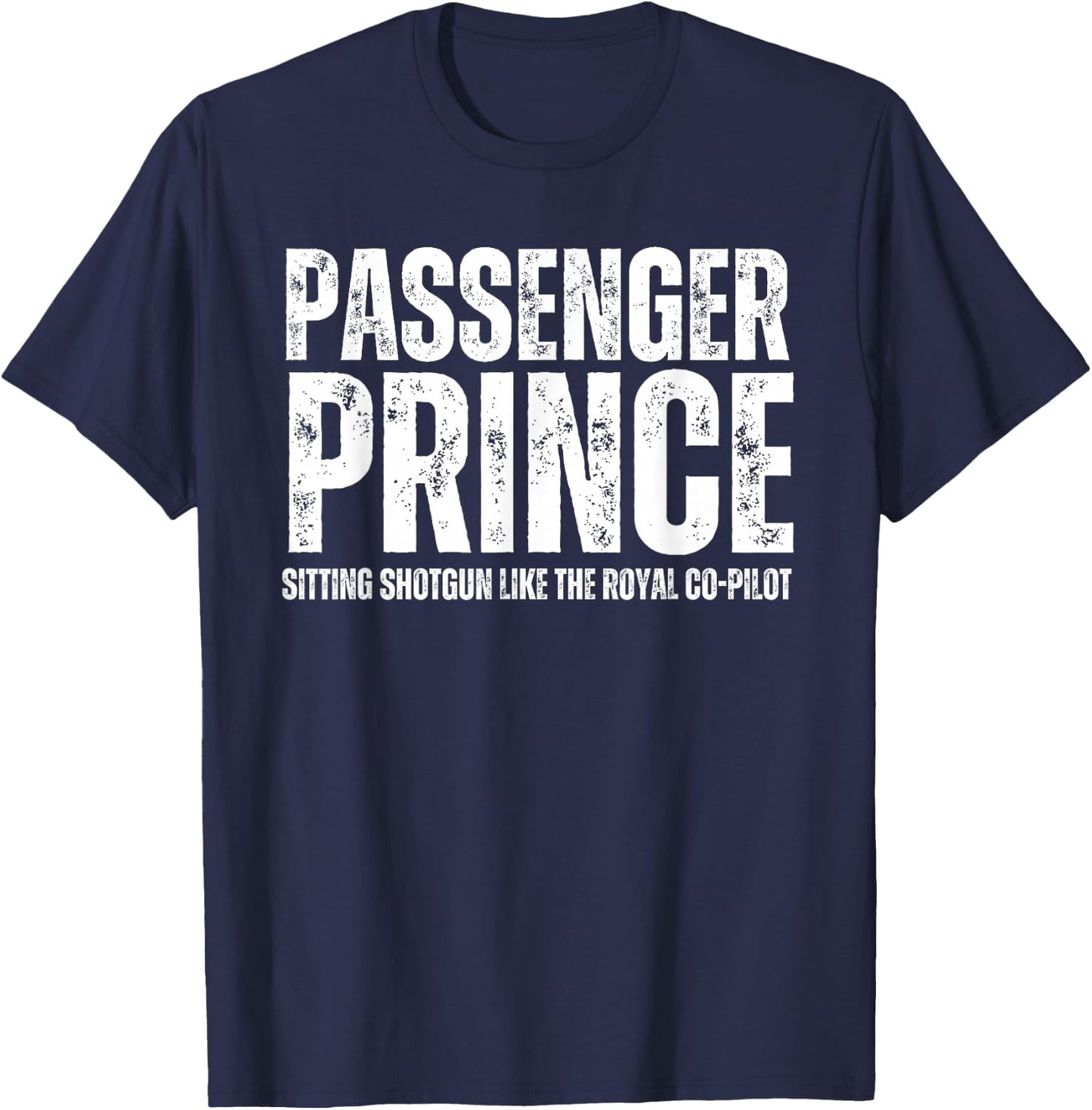 Passenger Prince Boys and Men Passenger Seat Prince T-Shirt - T-Shirt | Navy