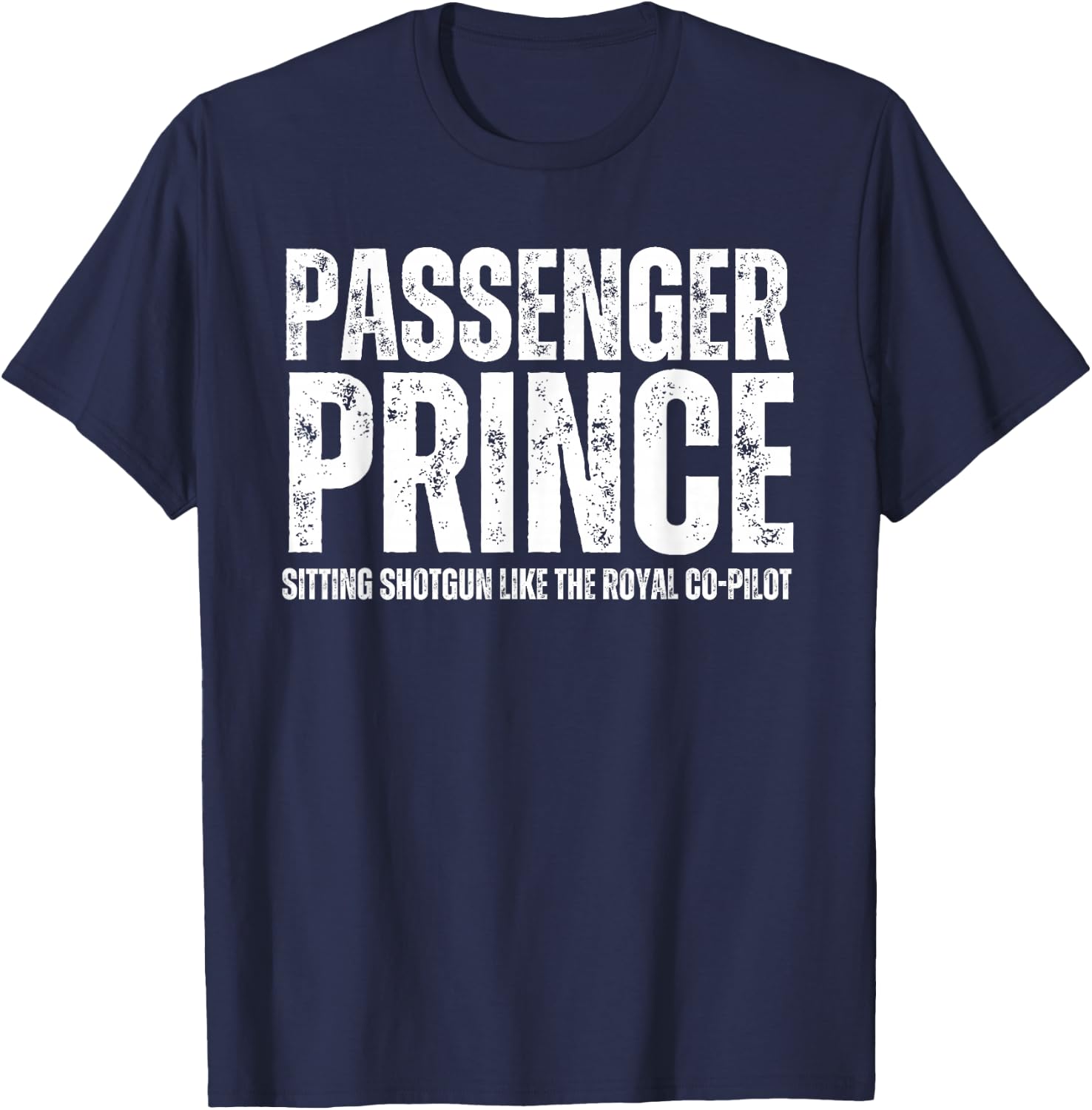 Passenger Prince Boys and Men Passenger Seat Prince T-Shirt - T-Shirt | Navy