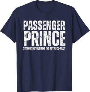 Passenger Prince Boys and Men Passenger Seat Prince T-Shirt - T-Shirt | Navy