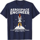 Cool Aerospace Engineer Women Aerospace Engineering T-Shirt - T-Shirt | Navy