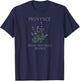 Provence, France - French Lavender, Région Provençale T-Shirt - T-Shirt | Navy