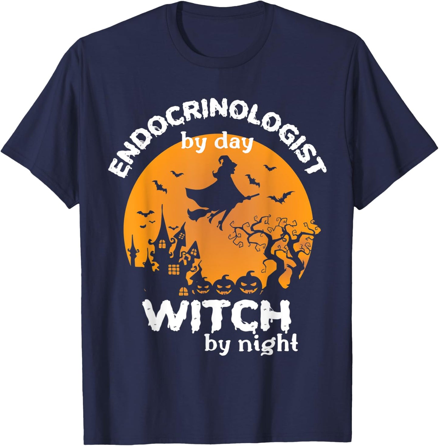 Funny Endocrinologist Halloween Costume For Endocrinologists T-Shirt - T-Shirt | Navy