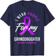 I Wear Purple For My Granddaughter Epilepsy Awareness T-Shirt - T-Shirt | Navy