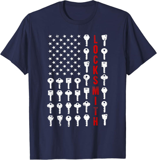Funny Locksmith Art Women Professional Lock Picker T-Shirt - T-Shirt | Navy
