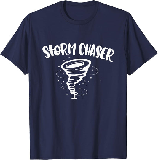Matching Family Storm Chasers Tiny Tornado Big Tornado T-Shirt - T-Shirt | Navy