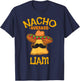 Nacho Average Liam Personalized Name Funny Taco T-Shirt - T-Shirt | Navy