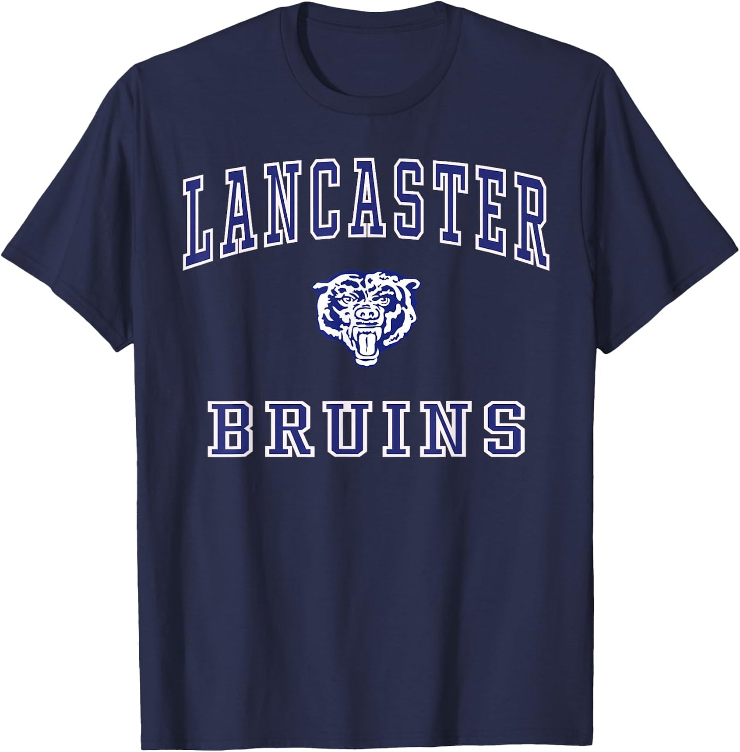 Lancaster High School Bruins C1 T-Shirt - T-Shirt | Navy