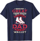 Ice Skating Dad Skates Figure Skating Sport Father's Day T-Shirt - T-Shirt | Navy